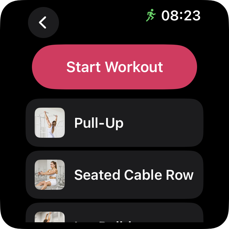 Review a workout and start it on Apple Watch