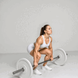 Power Clean con Barra