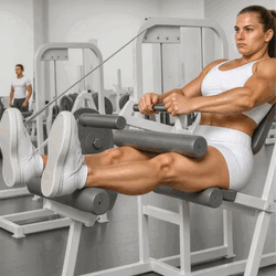 Curl de Piernas Sentado en Máquina